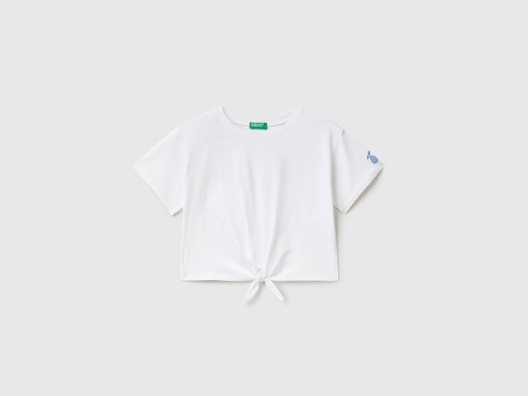 (image for) Sale Maglietta bianca con patch e nodo